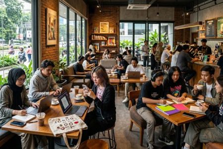 Senyap itu Gengsi Baru: Saat Kafe di Jakarta Jadi Ruang Meditasi Komunal buat Gen Z yang Burnout